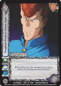 Toughest Punk in Junior High - Yu Yu Hakusho - UniVersus card