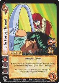 Life Force Thread - Yu Yu Hakusho - UniVersus card