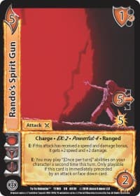 Rando's Spirit Gun - Yu Yu Hakusho - UniVersus card