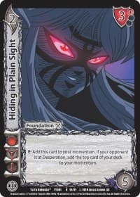 Hiding in Plain Sight - Yu Yu Hakusho - UniVersus card