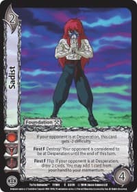 Sadist - Yu Yu Hakusho - UniVersus card