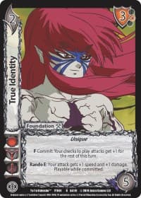 True Identity - Yu Yu Hakusho - UniVersus card