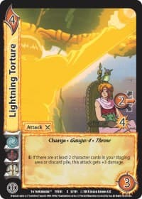 Lightning Torture - Yu Yu Hakusho - UniVersus card