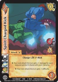 Spirit Charged Kick - Yu Yu Hakusho - UniVersus card