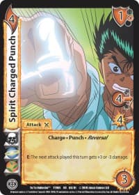 Spirit Charged Punch - Yu Yu Hakusho - UniVersus card