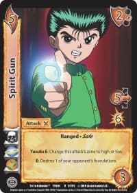 Spirit Gun - Yu Yu Hakusho - UniVersus card