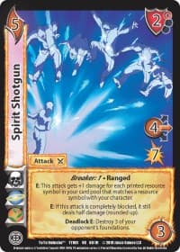 Spirit Shotgun - Yu Yu Hakusho - UniVersus card