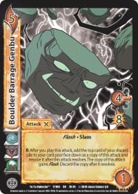 Boulder Barrage Genbu - Yu Yu Hakusho - UniVersus card