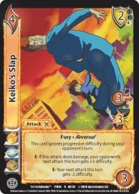 Keiko's Slap - Yu Yu Hakusho - UniVersus card