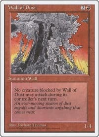 Wall of Dust - Fourth Edition - Magic: The Gathering card
