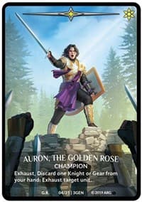 Auron, the Golden Rose - Expansion Pack 1: Generations - Argent Saga TCG card
