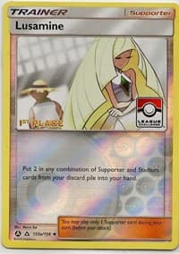 Lusamine - 153a/156 (League Challenge) [1st Place] - League & Championship Cards - Pokemon card