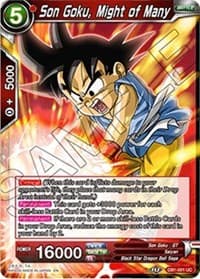Son Goku, Might of Many - Draft Box 04 - Dragon Brawl - Dragon Ball Super: Masters card