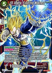 SS Vegeta, Exploiting Weakness - Draft Box 04 - Dragon Brawl - Dragon Ball Super: Masters card
