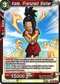 Kale, Frenzied Sister - Draft Box 04 - Dragon Brawl - Dragon Ball Super: Masters card
