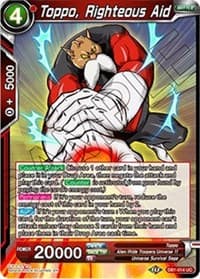 Toppo, Righteous Aid - Draft Box 04 - Dragon Brawl - Dragon Ball Super: Masters card