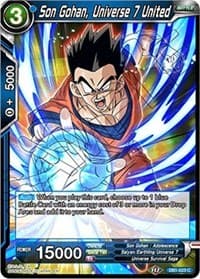 Son Gohan, Universe 7 United - Draft Box 04 - Dragon Brawl - Dragon Ball Super: Masters card