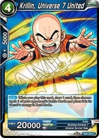 Krillin, Universe 7 United - Draft Box 04 - Dragon Brawl - Dragon Ball Super: Masters card