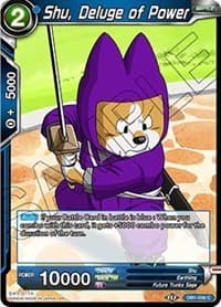 Shu, Deluge of Power - Draft Box 04 - Dragon Brawl - Dragon Ball Super: Masters card