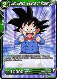 Son Goten, Deluge of Power - Draft Box 04 - Dragon Brawl - Dragon Ball Super: Masters card