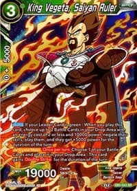 King Vegeta, Saiyan Ruler - Draft Box 04 - Dragon Brawl - Dragon Ball Super: Masters card
