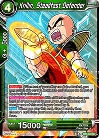 Krillin, Steadfast Defender - Draft Box 04 - Dragon Brawl - Dragon Ball Super: Masters card