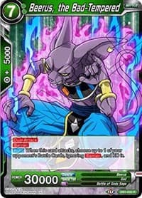Beerus, the Bad-Tempered - Draft Box 04 - Dragon Brawl - Dragon Ball Super: Masters card