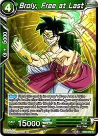 Broly, Free at Last - Draft Box 04 - Dragon Brawl - Dragon Ball Super: Masters card