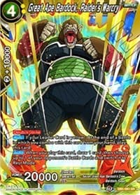 Great Ape Bardock, Raider's Warcry - Draft Box 04 - Dragon Brawl - Dragon Ball Super: Masters card