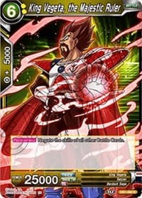 King Vegeta, the Majestic Ruler - Draft Box 04 - Dragon Brawl - Dragon Ball Super: Masters card