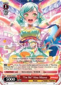 "I'm Me" Hina Hikawa - BanG Dream! Girls Band Party! Vol.2 - Weiss Schwarz card