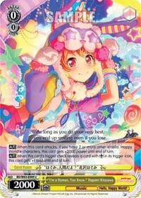 "I'm a Human, You Know" Hagumi Kitazawa - BanG Dream! Girls Band Party! Vol.2 - Weiss Schwarz card