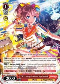 "CiRCLE Storage Expedition" Saya Yamabuki - BanG Dream! Girls Band Party! Vol.2 - Weiss Schwarz card
