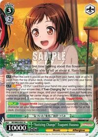 "Noticing Change" Tsugumi Hazawa - BanG Dream! Girls Band Party! Vol.2 - Weiss Schwarz card