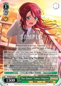 "Our Sunset" Tomoe Udagawa - BanG Dream! Girls Band Party! Vol.2 - Weiss Schwarz card