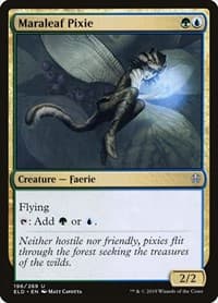 Maraleaf Pixie - Throne of Eldraine - Magic: The Gathering card