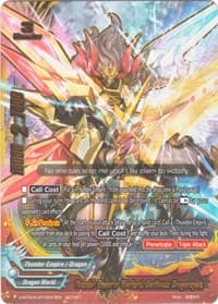 Thunder Emperor Warlord, Barlbatzz Dragoroyale - Blazing Overclash - Future Card BuddyFight card