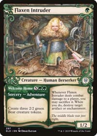 Flaxen Intruder (Showcase) - Throne of Eldraine - Magic: The Gathering card
