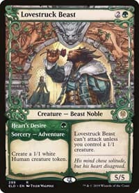 Lovestruck Beast (Showcase) - Throne of Eldraine - Magic: The Gathering card