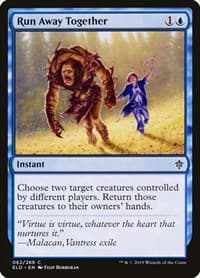 Run Away Together - Throne of Eldraine - Magic: The Gathering card