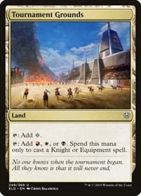Tournament Grounds - Throne of Eldraine - Magic: The Gathering card