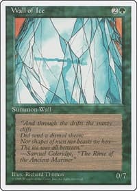 Wall of Ice - Fourth Edition - Magic: The Gathering card