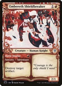 Embereth Shieldbreaker (Showcase) - Throne of Eldraine - Magic: The Gathering card