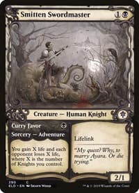Smitten Swordmaster (Showcase) - Throne of Eldraine - Magic: The Gathering card