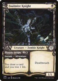 Foulmire Knight (Showcase) - Throne of Eldraine - Magic: The Gathering card