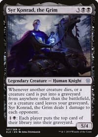 Syr Konrad, the Grim - Throne of Eldraine - Magic: The Gathering card