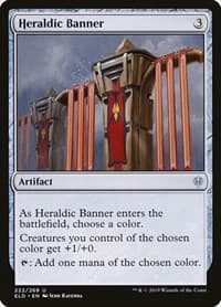 Heraldic Banner - Throne of Eldraine - Magic: The Gathering card