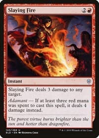 Slaying Fire - Throne of Eldraine - Magic: The Gathering card