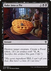 Bake into a Pie - Throne of Eldraine - Magic: The Gathering card