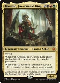 Korvold, Fae-Cursed King - Throne of Eldraine - Magic: The Gathering card
